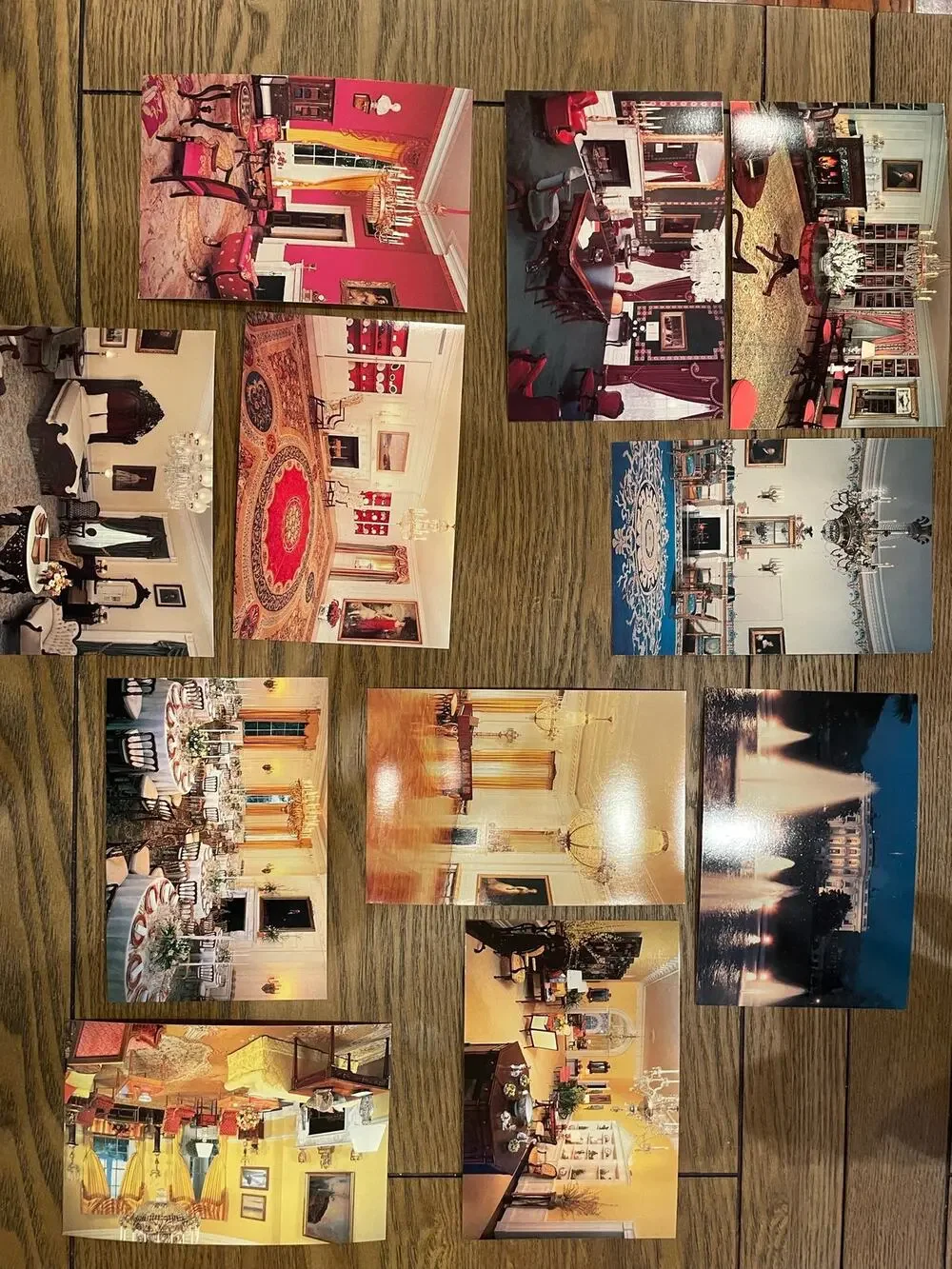 White House Historical Association Postcard Lot 18 State Rooms Washington DC